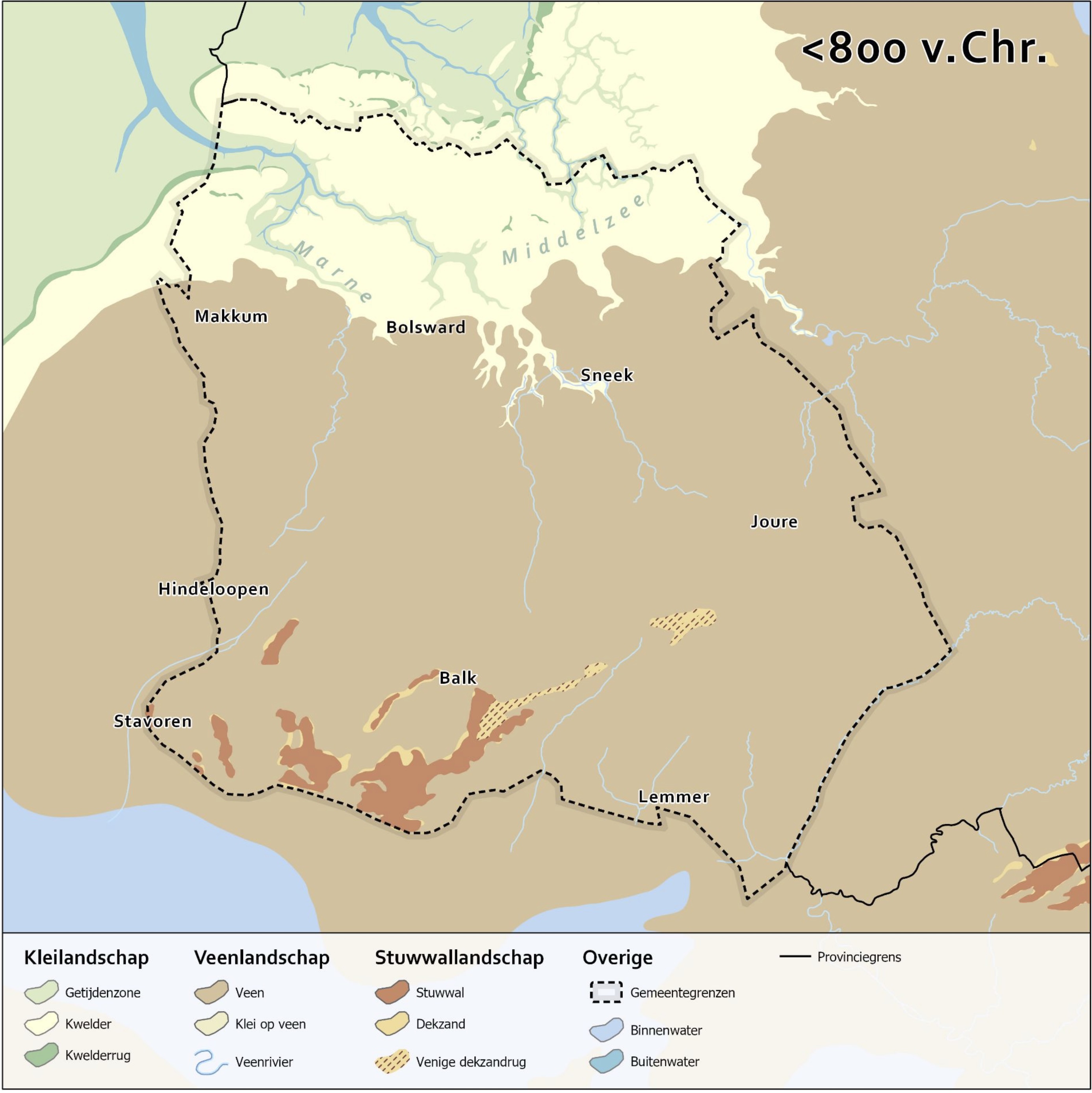overzichtskaart gaasterland